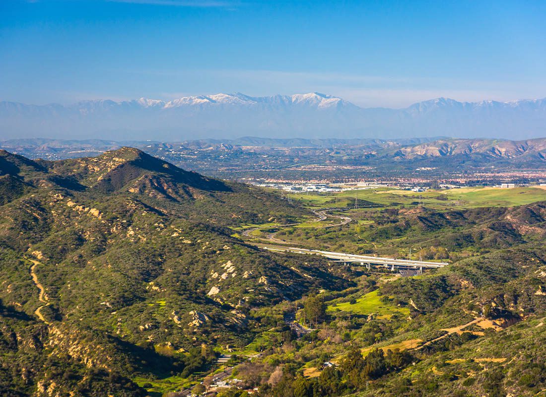 About Our Agency - View of Mountains From Top of the World in Laguna Beach, California