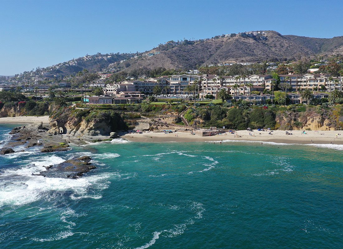 Contact - A Beautiful Afternoon in Orange County, California With a View of Montage Resort in Laguna Beach on a Bright and Sunny Day